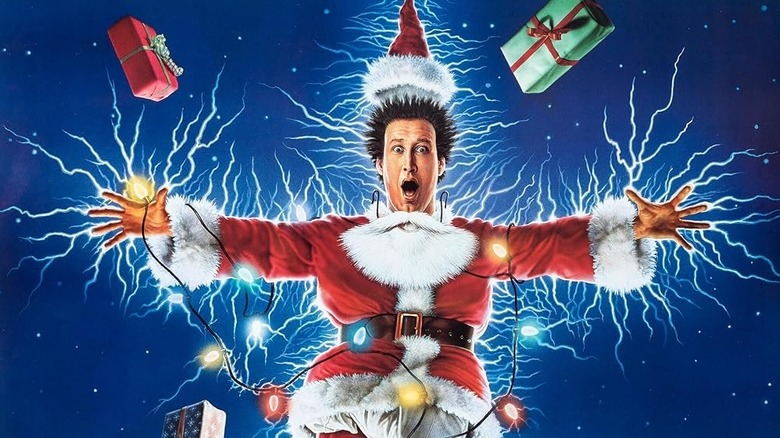 Clark Griswold on the poster for National Lampoon's Christmas Vacation