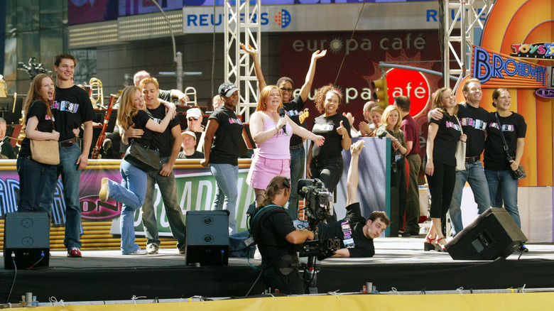 The Broadway cast of "Hairspray: The Musical."