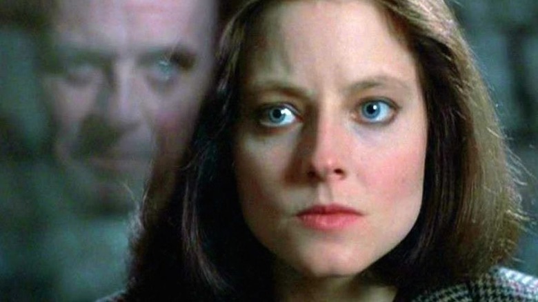 Anthony Hopkins and Jodie Foster in The Silence of the Lambs