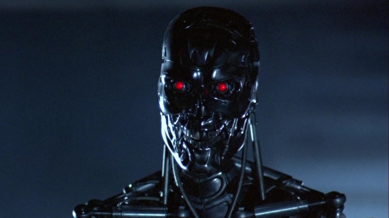 The T-800 exoskeleton in The Terminator