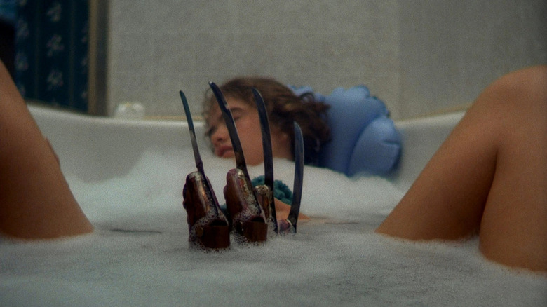 The bathtub scene from A Nightmare on Elm Street (1984)