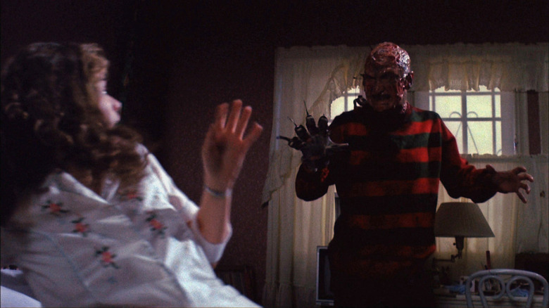 Heather Langenkamp and Robert Englund in A Nightmare on Elm Street (1984)