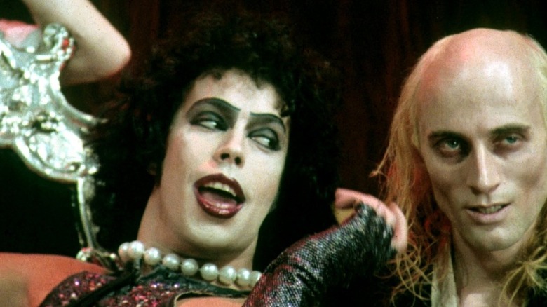 Dr. Frank-N-Furter and Riff Raff posing