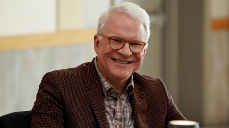 Steve Martin smiling in Only Murders in the Building