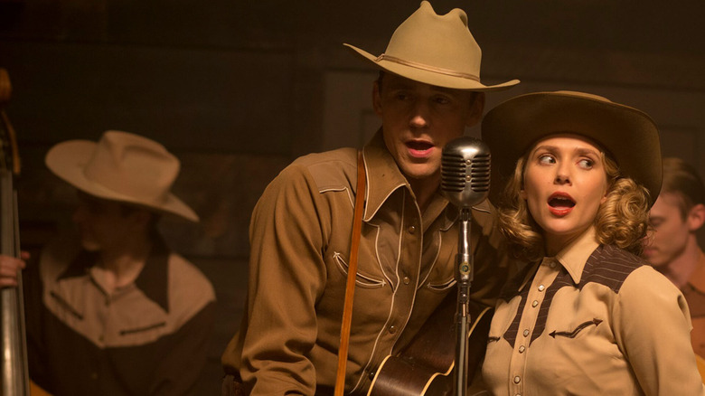 Tom Hiddleston and Elizabeth Olsen in I Saw The Light