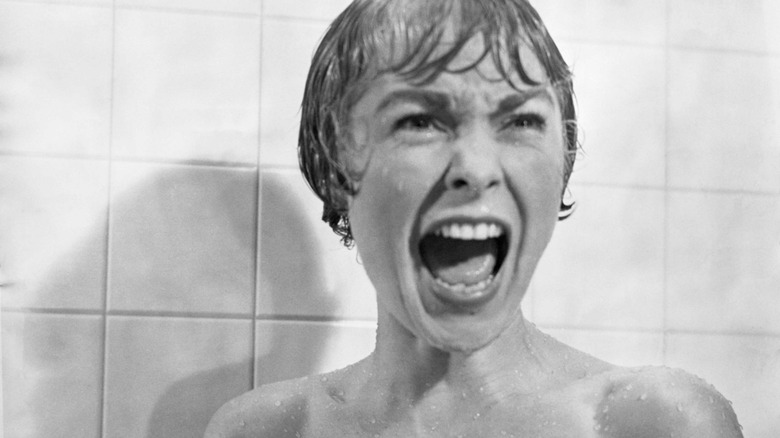 Marion Crane Screams in the Shower