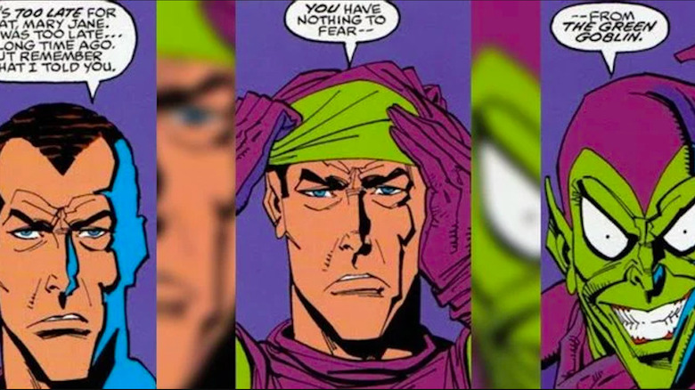 Harry Osborn Transforms Into the Green Goblin