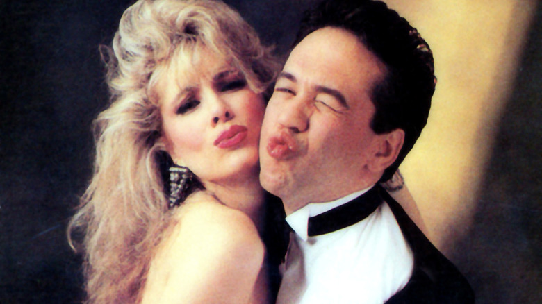 Rhonda Shear and Gilbert Gottfried in a promotional image for Up All Night