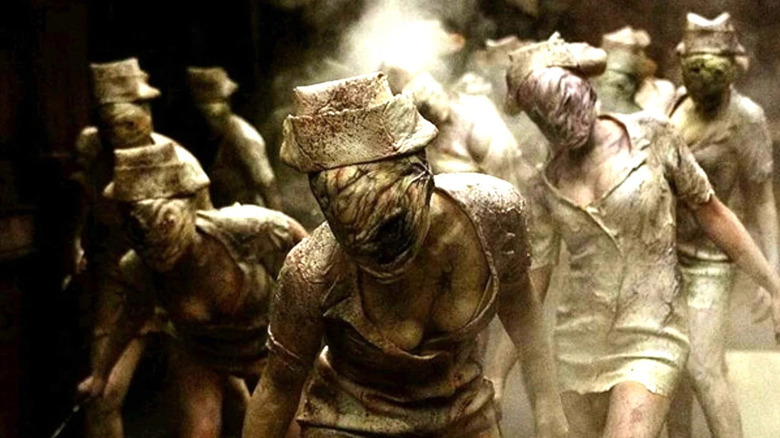 Disfigured nurses in Silent Hill (2006)