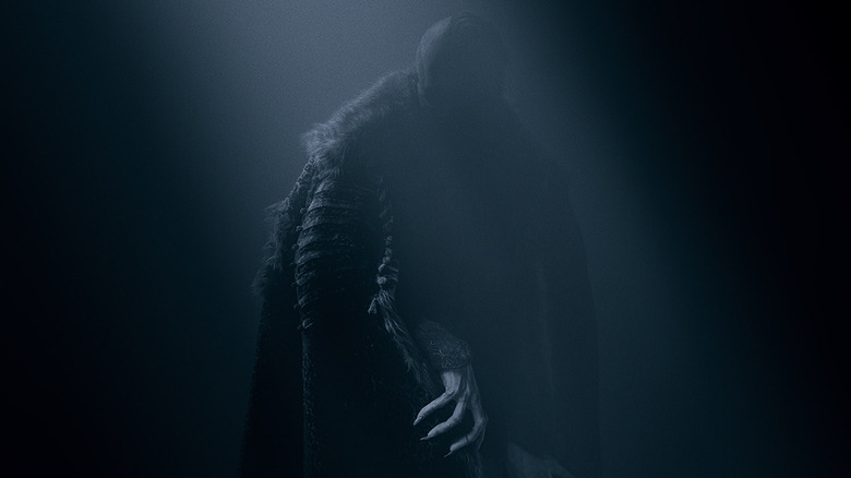 Bill Skarsgard as Count Orlok on the poster for Nosferatu (2024)