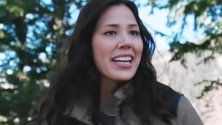 Sarah Nguyen smiling in Yellowstone