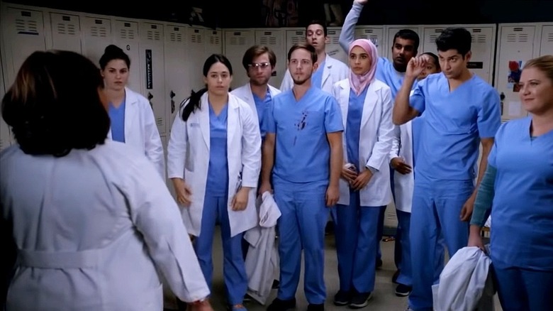 Bailey talking to the new intern class on Grey's Anatomy: B-Team