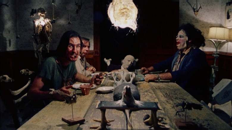 The Texas Chain Saw Massacre 1974 dinner scene