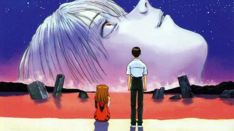 Asuka and Shinji at the end of humanity