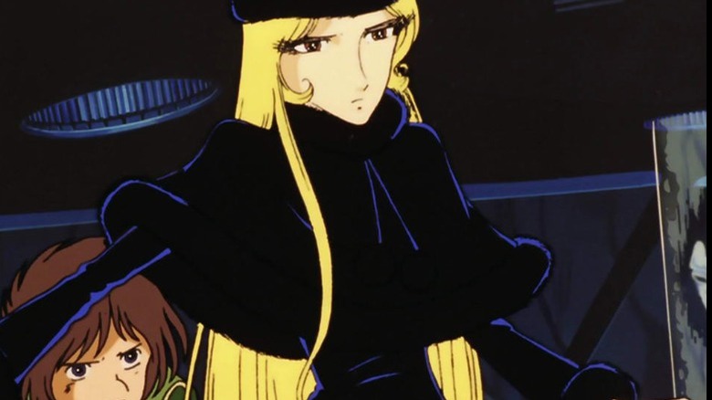 Maetel protects Tetsuro