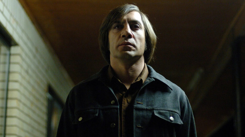 Javier Bardem as Anton Chigurh in "No Country for Old Men"