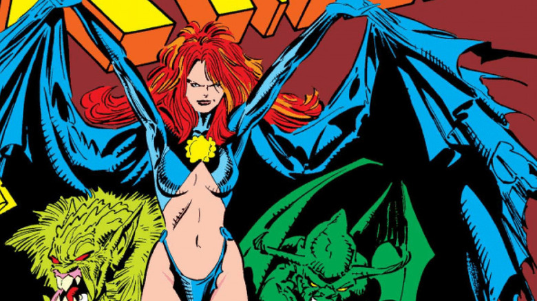 X-Men 241 cover Inferno Madelyne Pryor Marc Silvestri