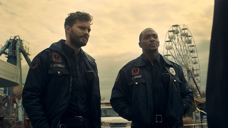 jamie dornan and anthony mackie investigate death