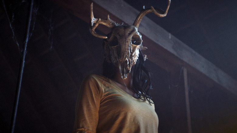 the wretched woman deer skull mask