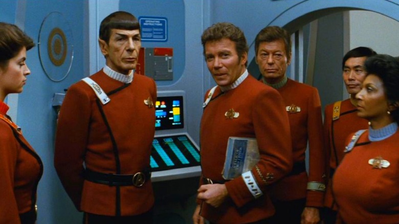 TOS Enterprise crew in uniform