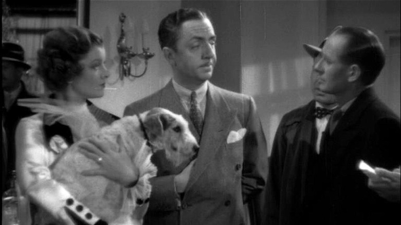 The dog distracts the investigation in The Thin Man