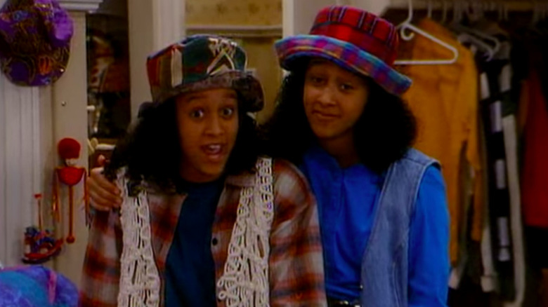 Tia and Tamera break the fourth wall