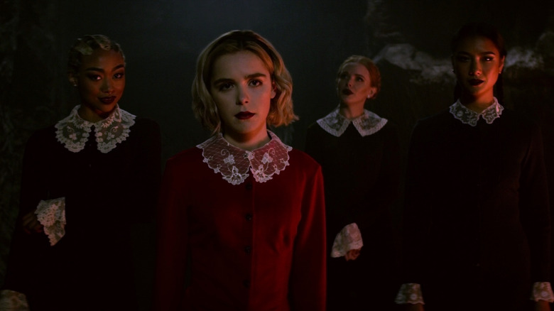 Sabrina teams up with the Weird sisters