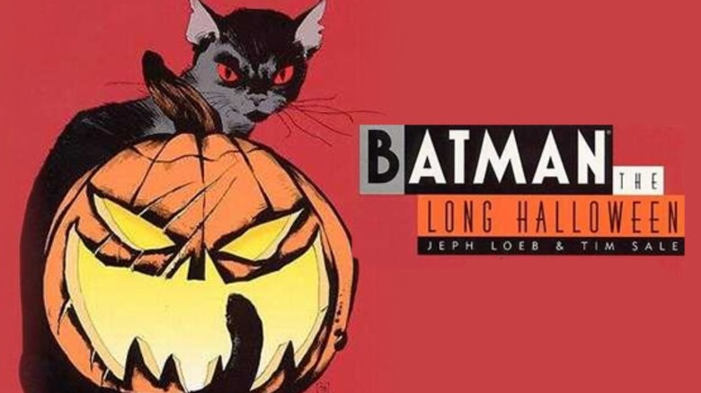 Batman The Long Halloween Cat and Pumpkin