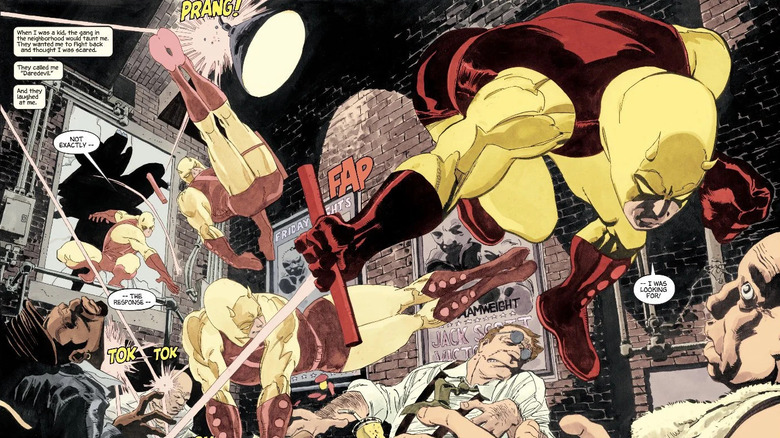 Daredevil Yellow Splash Page