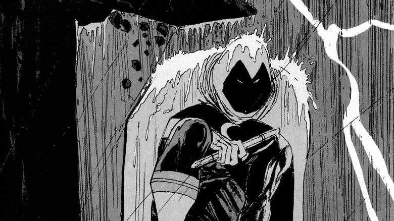 A panel from Moon Knight: Divided We Fall