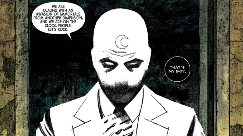 Moon Knight suits up as Mr. Knight