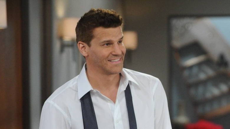 Seeley Booth smiling