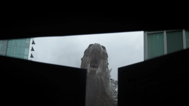 Godzilla's coming for you and all one can do is hide