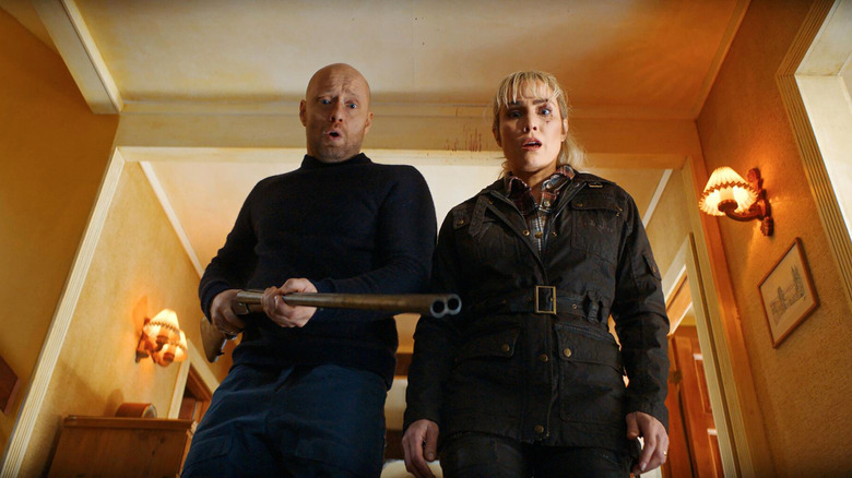 Aksel Hennie and Noomi Rapace in The Trip