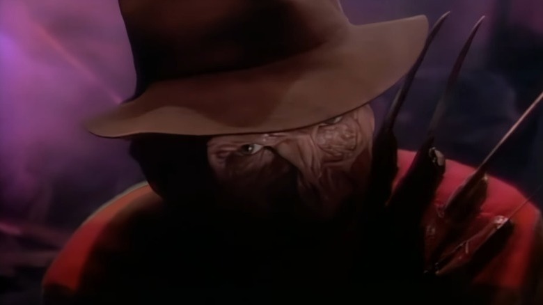 Freddy Krueger with face obscured by shadows in Freddy's Nightmares