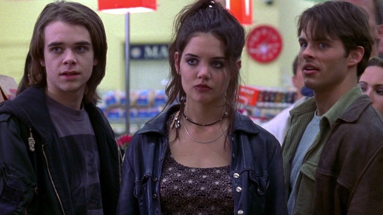 Gavin, Rachel and Steve in grocery store in Disturbing Behavior