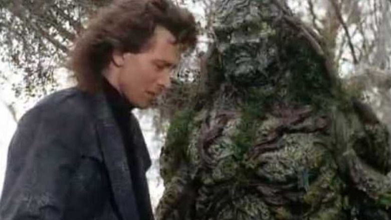 Arcane and Swamp Thing in the woods