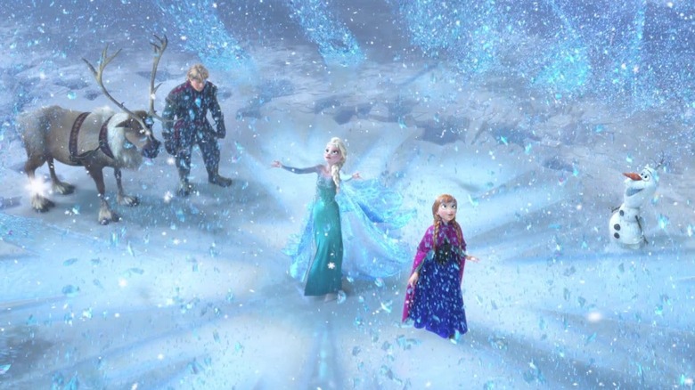 Ice queen calls forth sparkling snow