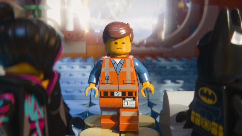 LEGO man in orange jumpsuit