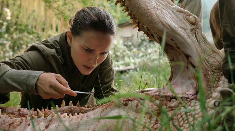 Natalie Portman, crocodile,