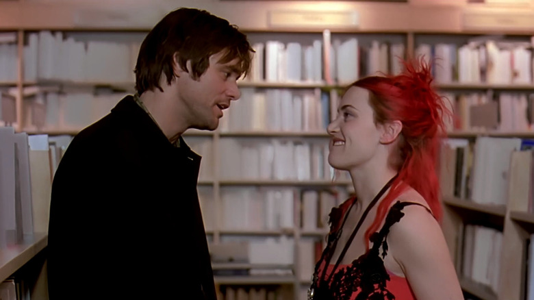 Joel and Clementine in a bookstore in Eternal Sunshine of the Spotless Mind