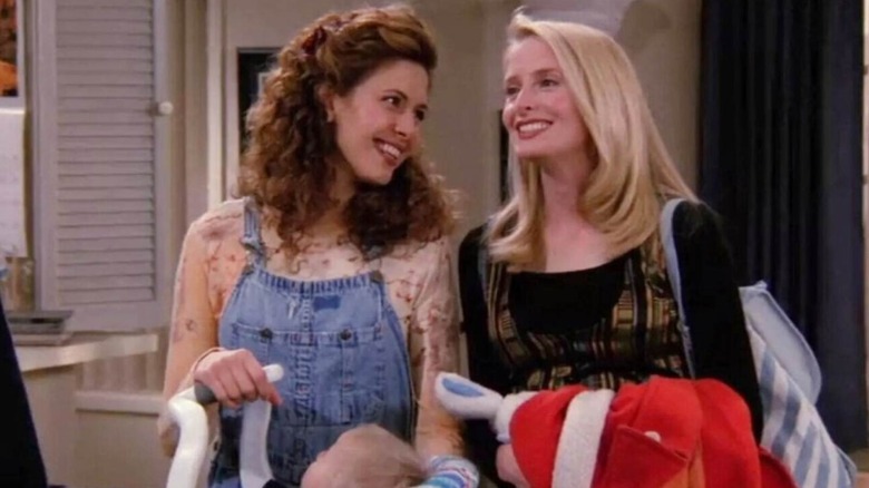 Carol and Susan together on Friends