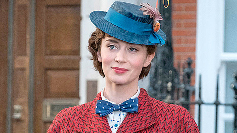 Emily Blunt as Mary Poppins in Mary Poppins Returns