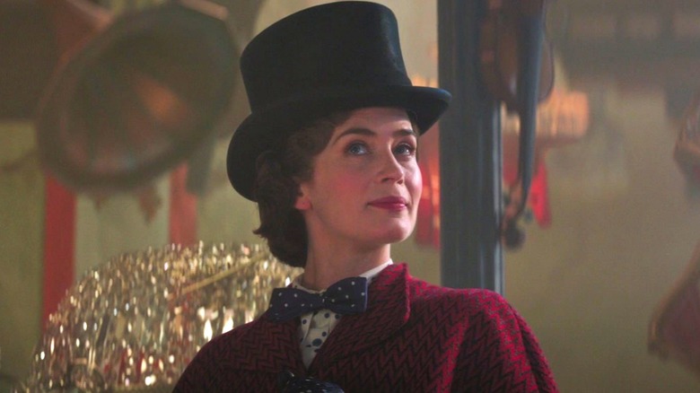 Emily Blunt as Mary Poppins in Mary Poppins Returns