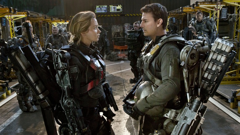 Tom Cruise and Emily Bunt in Edge of Tomorrow