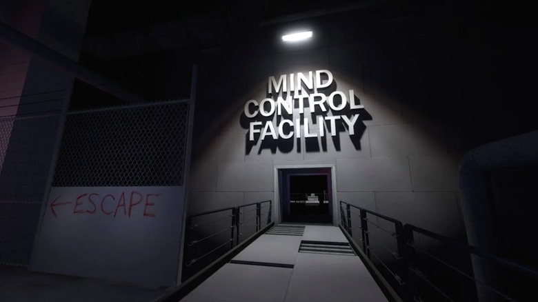 The mind control facility is featured in the Freedom ending of The Stanley Parable