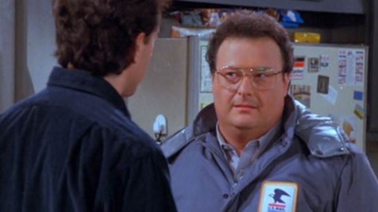 Jerry Seinfeld and Wayne Knight in Seinfeld