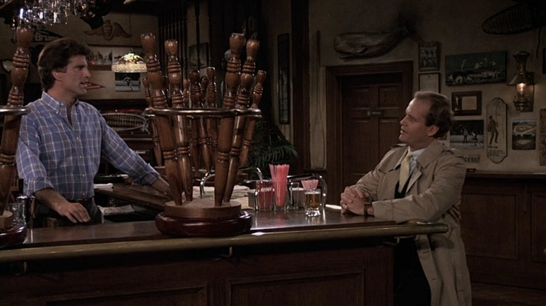 Ted Danson and Kelsey Grammer in Cheers