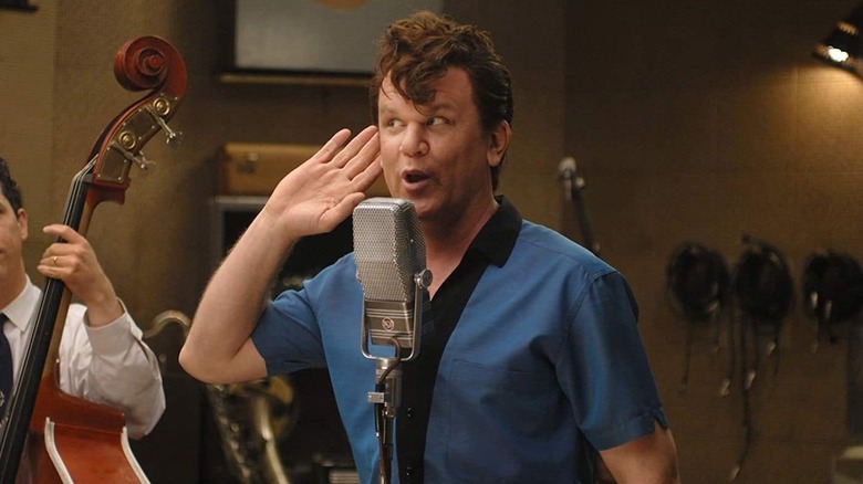 John C. Reilly croons in the studio as Dewey Cox in Walk Hard: The Dewey Cox Story