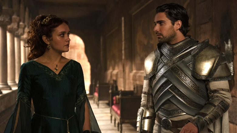 Olivia Cooke and Fabien Frankel in House of the Dragon